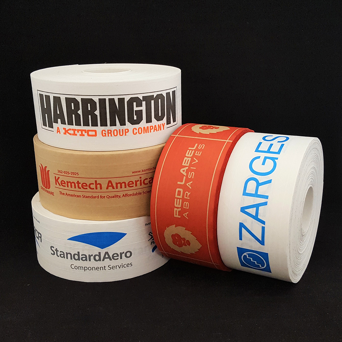 Custom Paper Tape, Custom Poly Packing Tape, and Custom Poly Tape