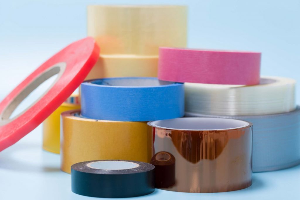 Waterproof Hot Melt Colored Masking Tape Rubber Adhesive For Home Painting