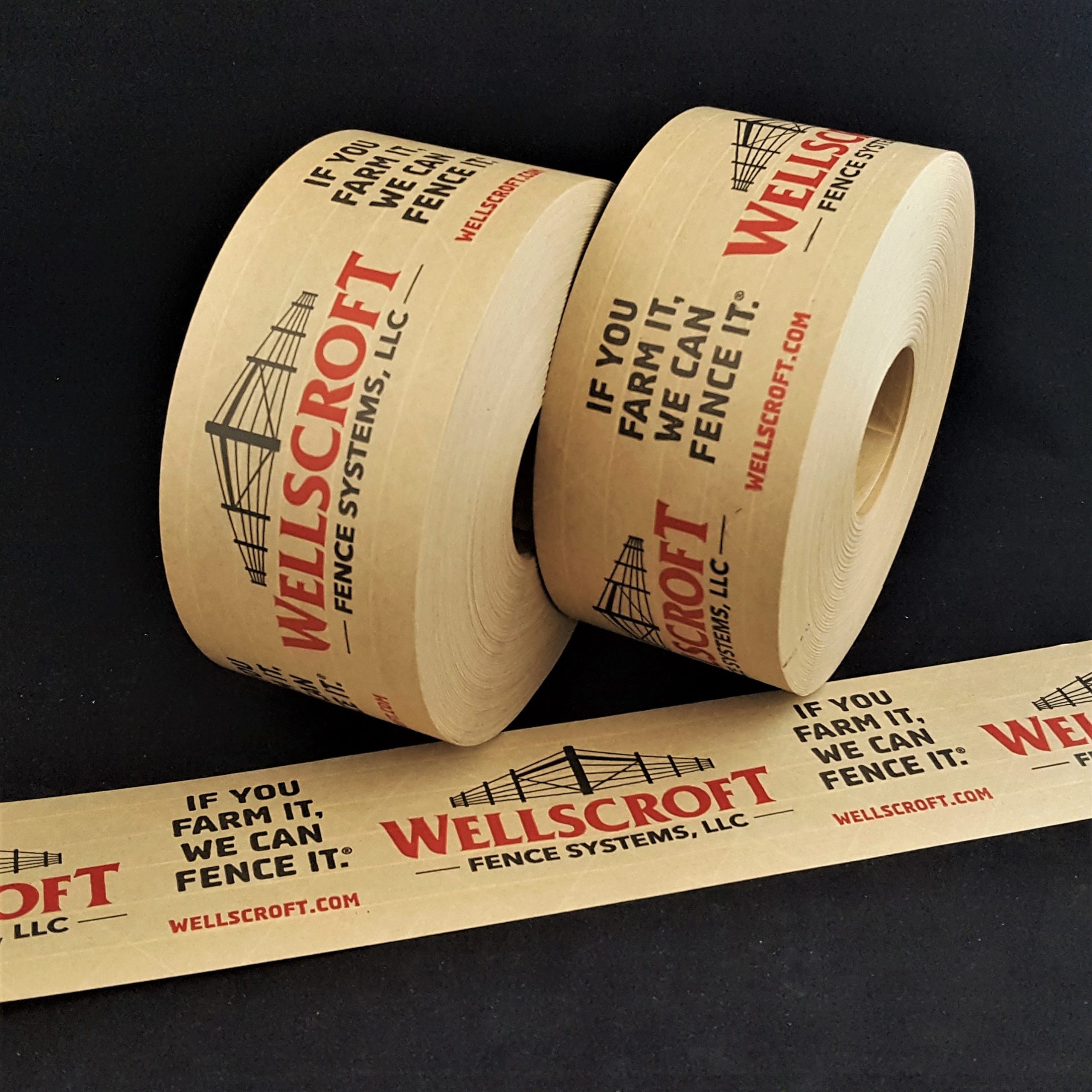 Custom Kraft Packaging Tapes - Water-Activated Tapes