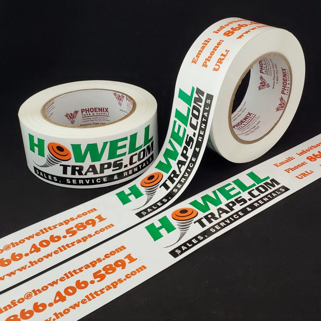 Rolls of Custom Printed Polypropylene Tape