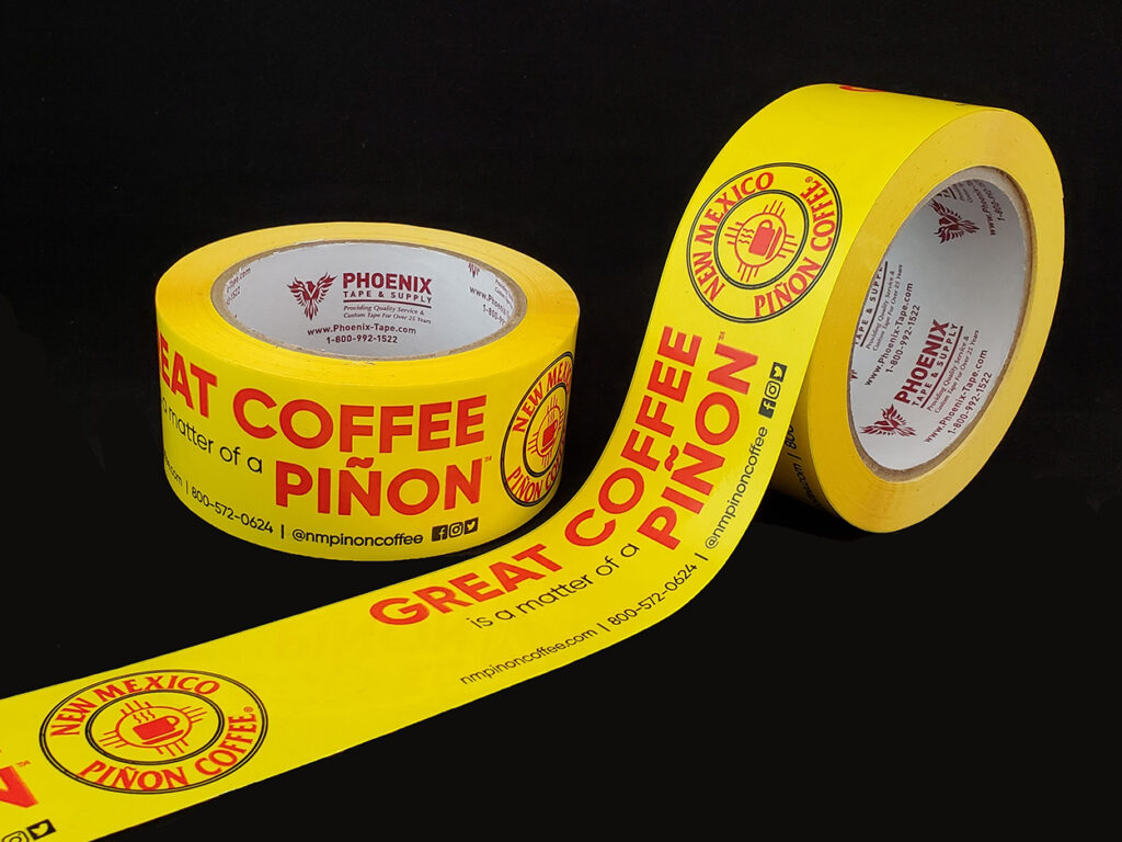 Yellow Branded Packing Tape